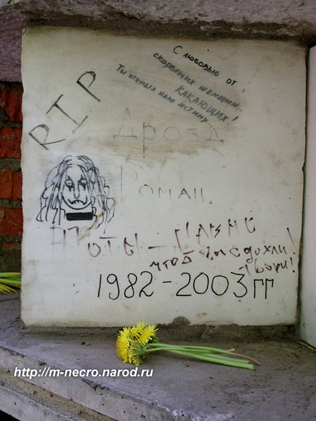 Вирт. могила на Веденском кл., май 2007 г